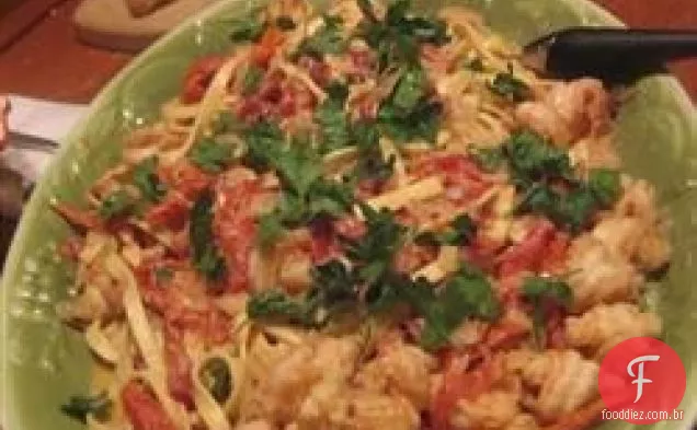 Macarrão com Camarão