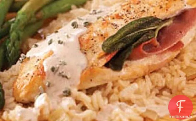 Saltimbocca com Frango
