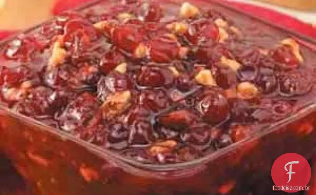 Molho de Cranberry com Nozes