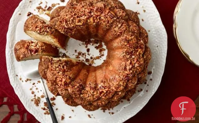 Bolo Bundt de Gengibre e Rum