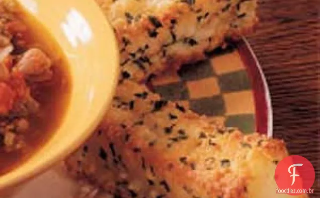 Palitos de queijo parmesão