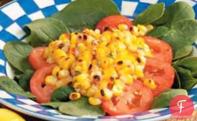Salada de milho grelhado