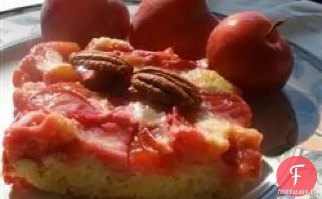 Bolo de creme de ameixa