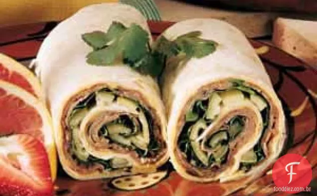 Tortilhas de carne e queijo