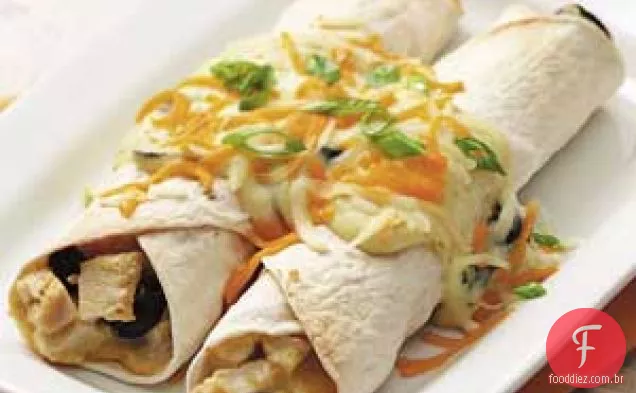 Enchiladas de Frango com Queijo