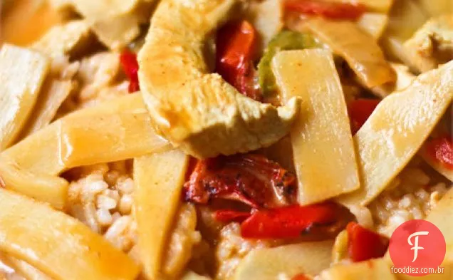 Curry De Frango Tailandês Vermelho