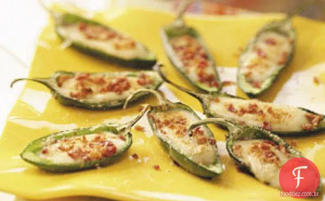 Jalapeños Recheados com Queijo