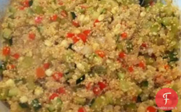 Pilaf de grãos assados