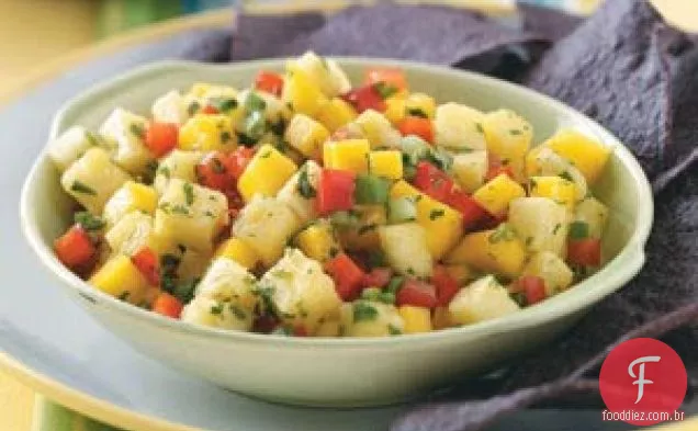 Salsa de abacaxi e manga
