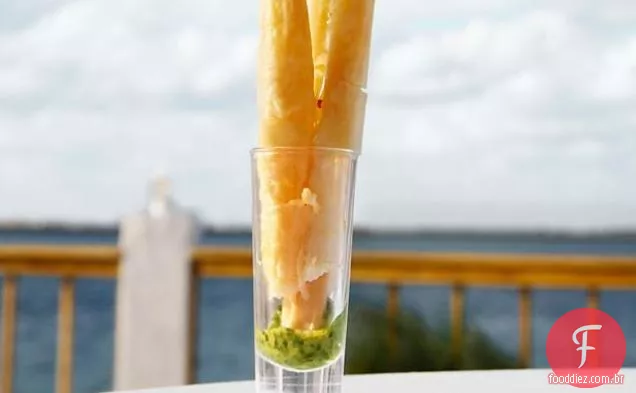 Palitos de Queijo ao Pesto