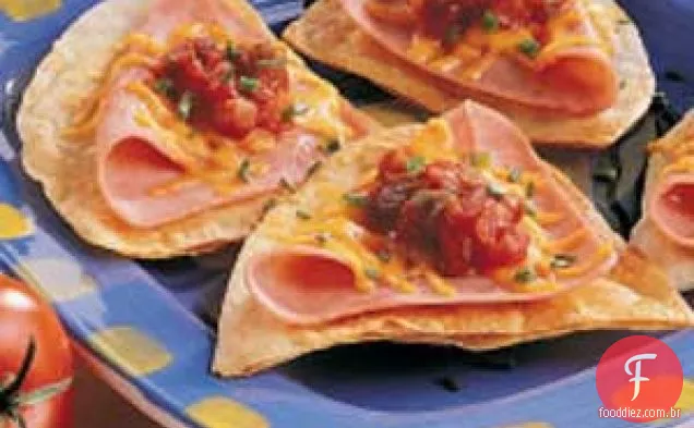 Tortilhas de Presunto e Queijo