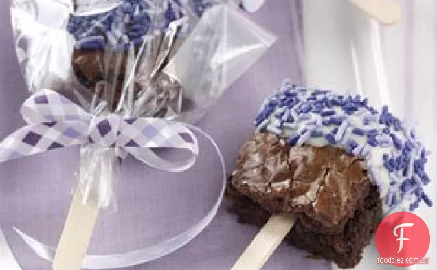 Brownie Pops Mergulhados