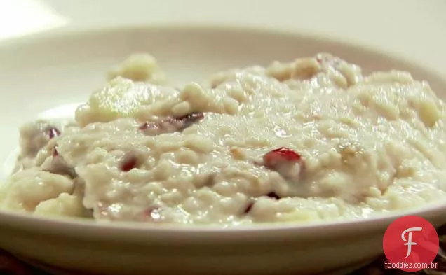 Mingau de aveia de domingo de manhã