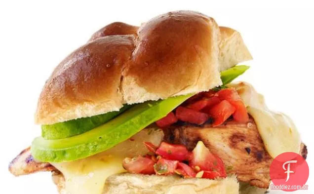 Hambúrguer de Frango com Queijo John McCain