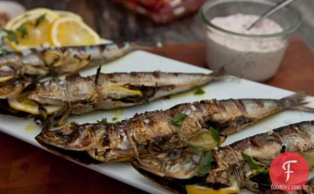 Sardinhas Mediterrâneas com Limão e Alho