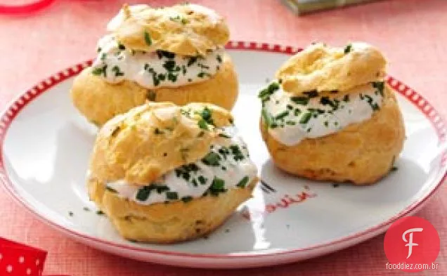 Profiteroles de Presunto e Queijo
