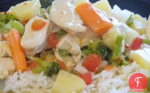 Thai Abacaxi Frango Curry