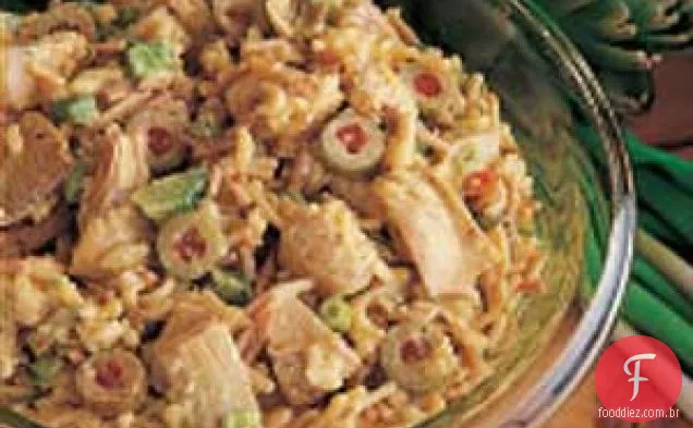 Salada de arroz gelada