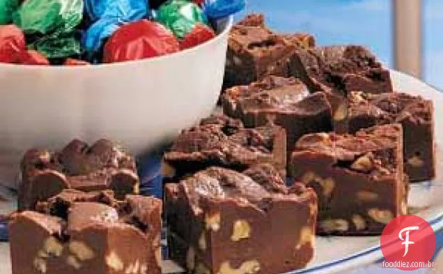 Fudge de chocolate duplo