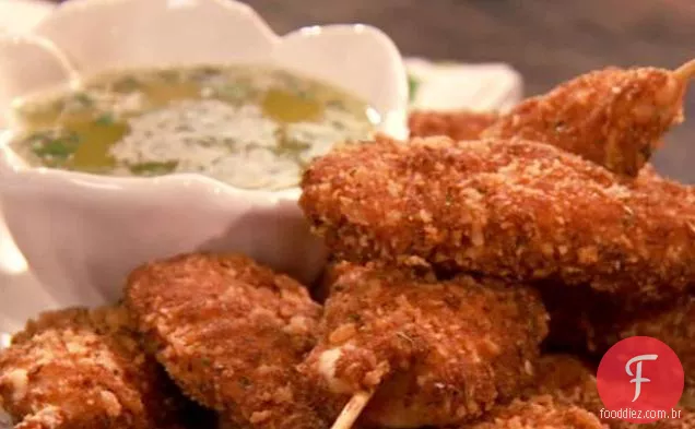 Espetos de Frango Frito