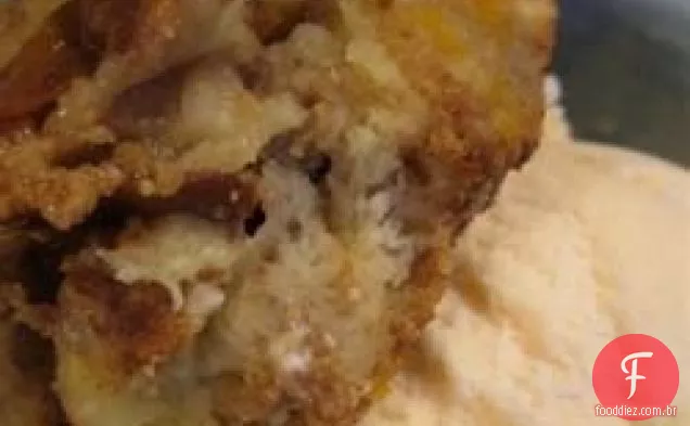 Pudim de Pão de Maçã da Avó