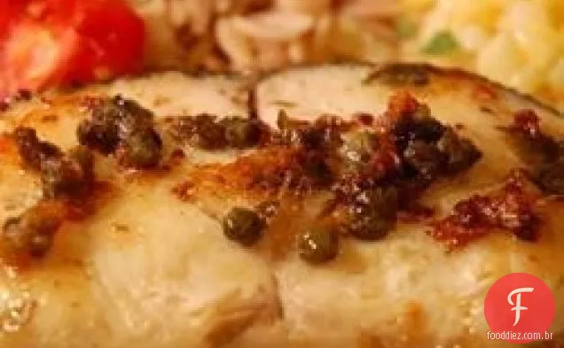 Alcaparras e Halibut