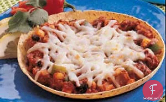 Pizzas de Tortilha de Milho