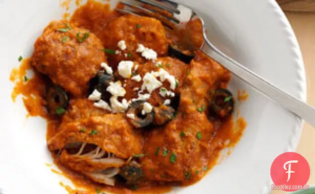 Frango Mediterrâneo ao Molho de Berinjela