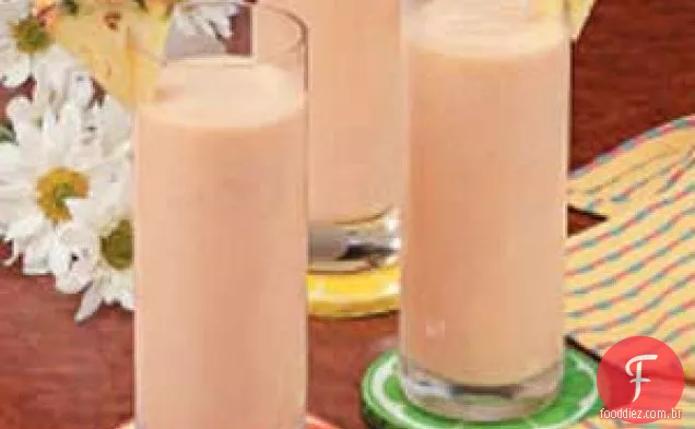 Refrigerante de Pêssegos e Creme