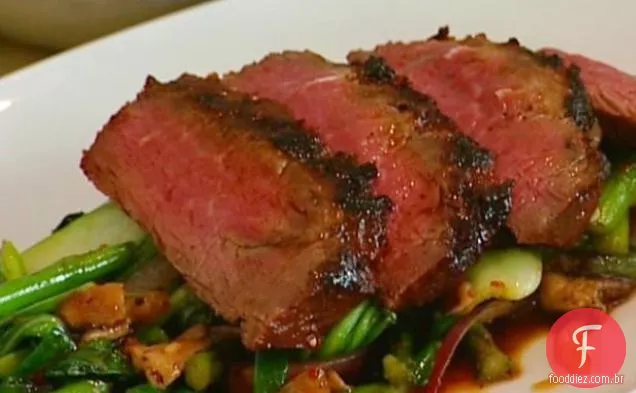 Bife Flat Iron Marinado em Sichuan