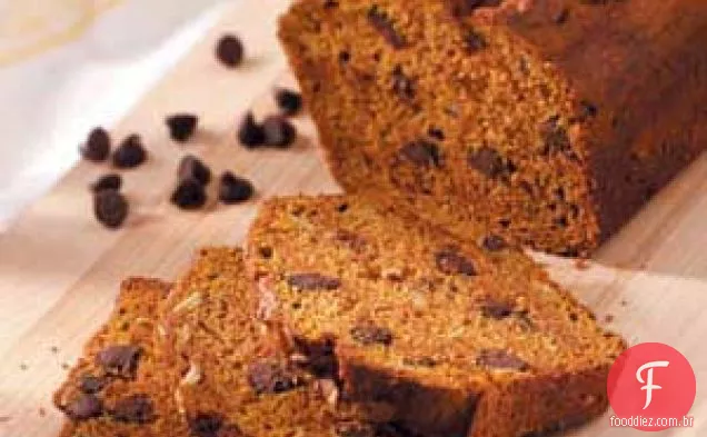 Pão de Abóbora com Chocolate