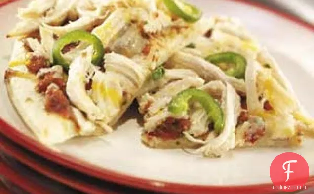 Pizza de Frango com Jalapeño