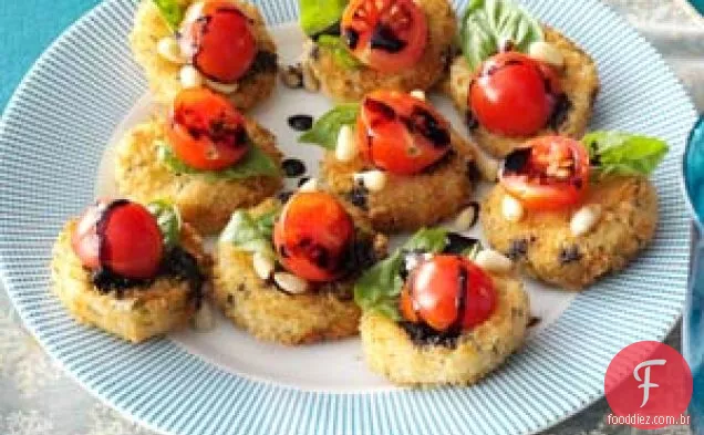 Aperitivos Crocantes de Queijo de Cabra