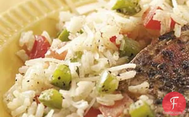 Arroz de Legumes com Parmesão