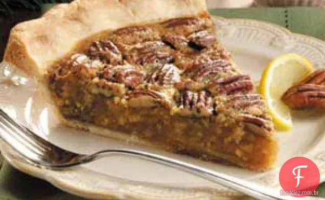 Torta de limão e nozes