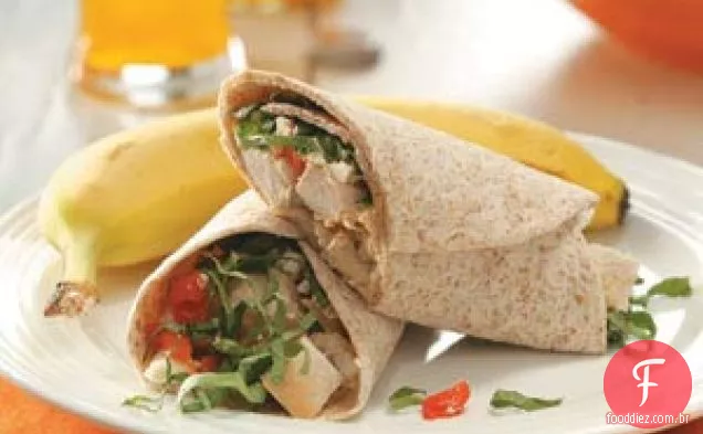 Wraps de Frango da Califórnia