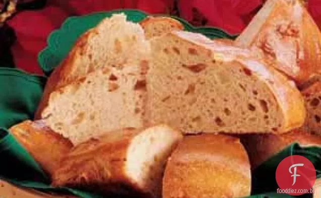 Pão de alho e queijo suíço