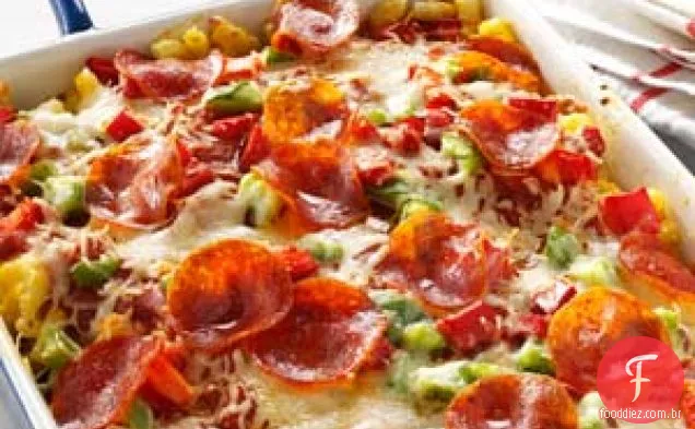 Pizza Macarrão com Queijo