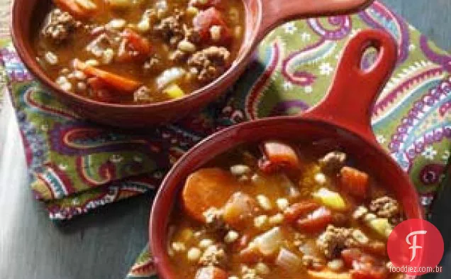 Sopa de Carne e Cevada