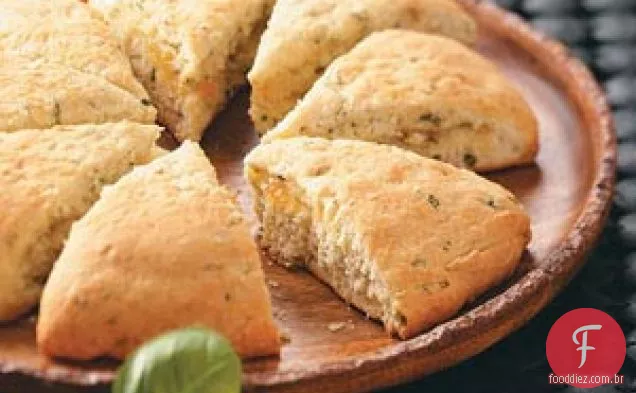 Scones de Marmelada de Manjericão
