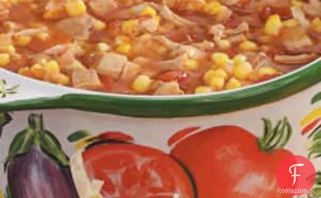 Sopa de Frango Apimentado com Tomate