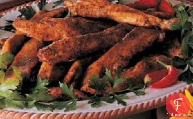 Tiras de Frango Cajun