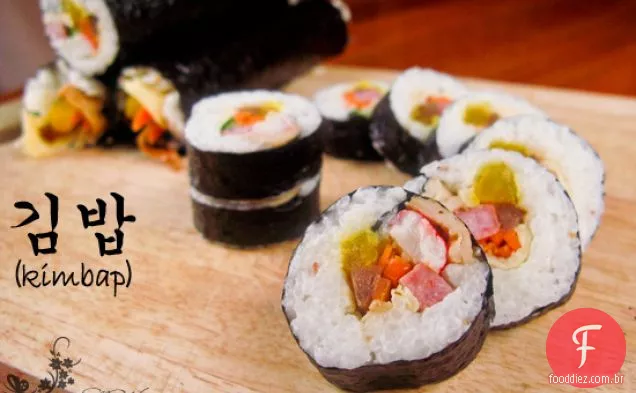 Kimbap (rolo de sushi)