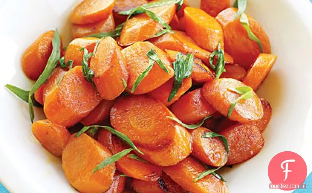 Cenouras salteadas com estragão