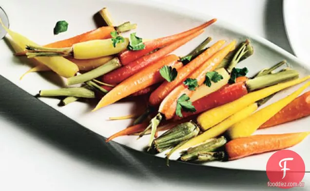 Cenouras Com Gengibre Caramelizado