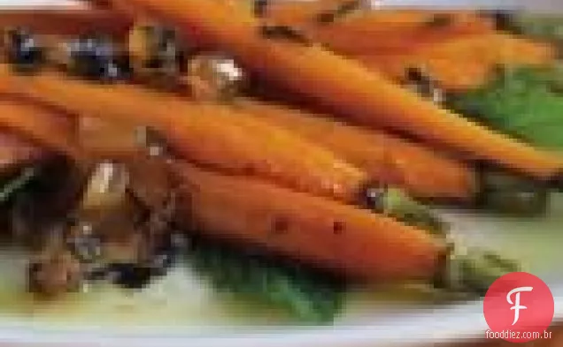 Cenouras De Bebê Com Gengibre