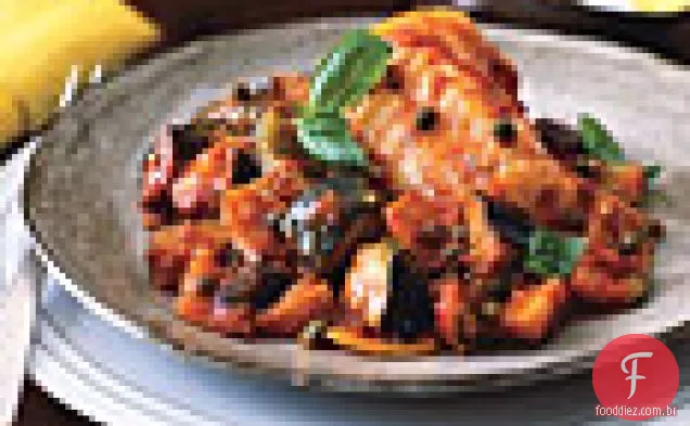 Tamboril Com Ratatouille