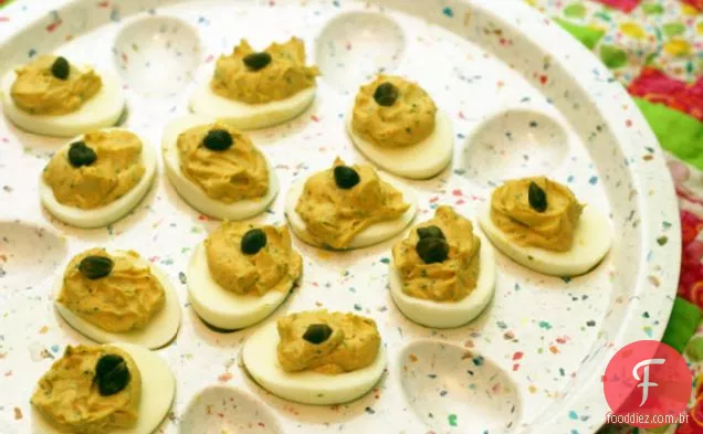 Anchova E Salsa Italiana Deviled Ovos