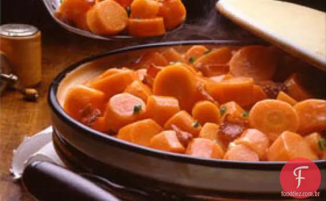 Cenouras Doces E Esfumaçadas