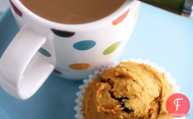 Receita de Muffins de cenoura sem glúten